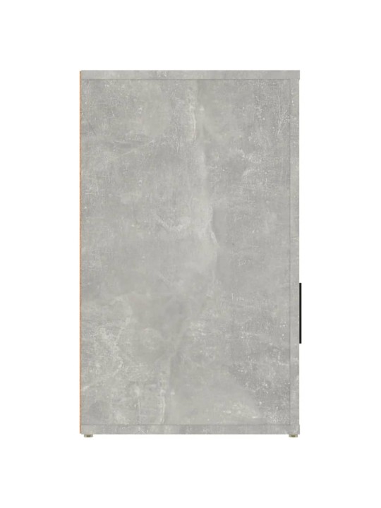 Naktinė spintelė, betono pilka, 50x36x60cm, apdirbta mediena