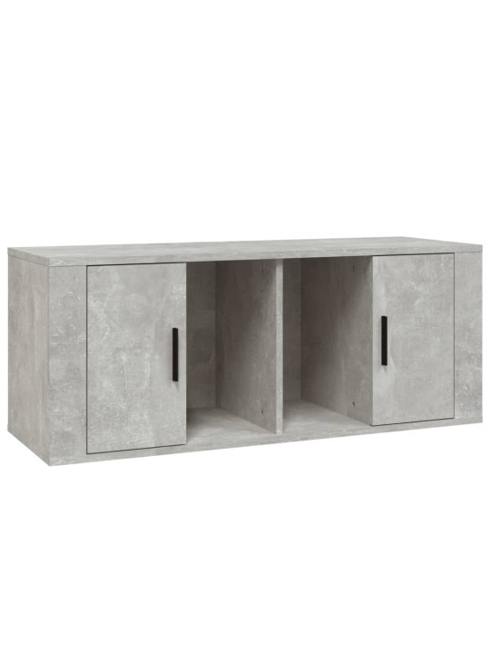 Televizoriaus spintelė, betono pilka, 100x35x40cm, mediena