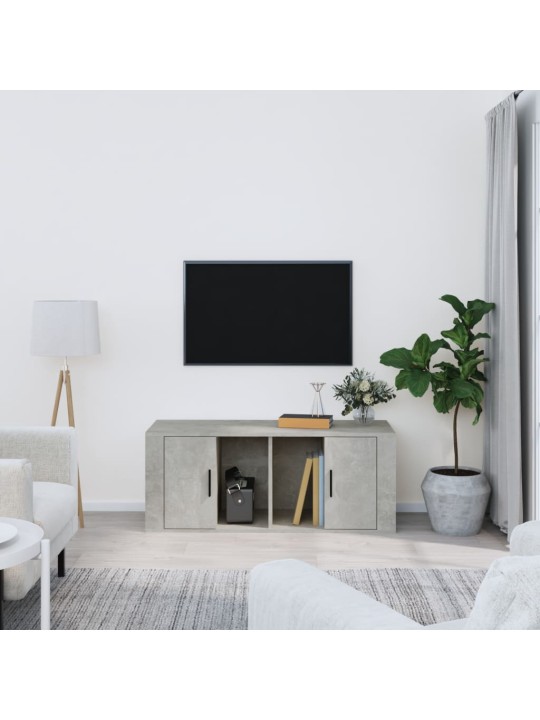 Televizoriaus spintelė, betono pilka, 100x35x40cm, mediena