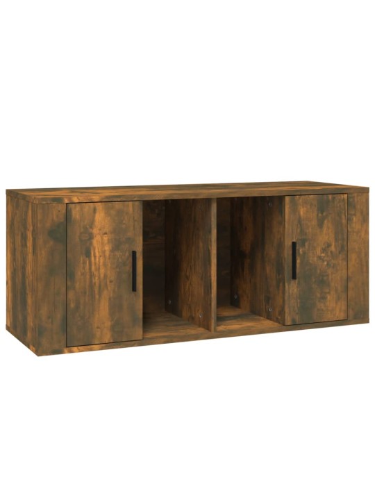Televizoriaus spintelė, dūminio ąžuolo, 100x35x40cm, mediena