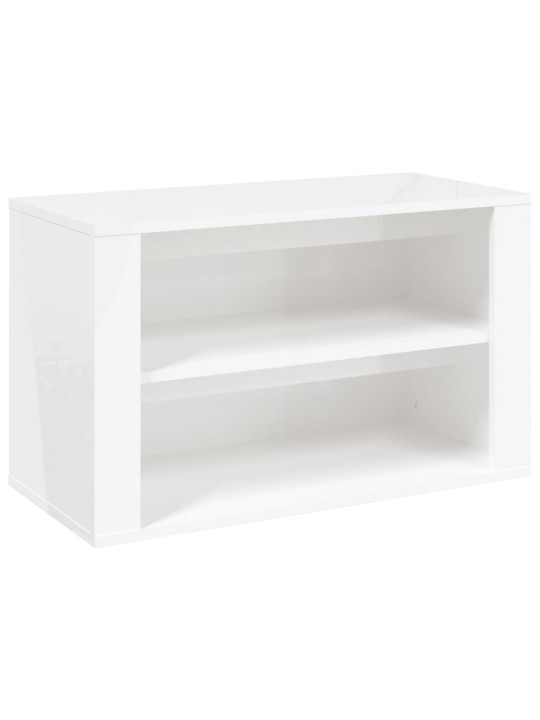 Lentyna batams, balta, 75x35x45cm, apdirbta mediena, blizgi
