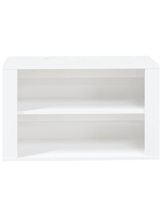 Lentyna batams, balta, 75x35x45cm, apdirbta mediena, blizgi