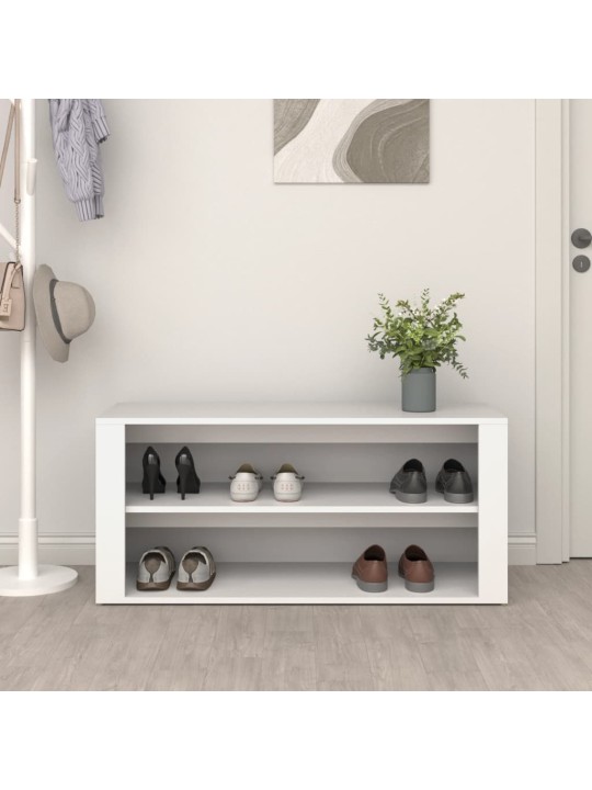 Lentyna batams, baltos spalvos, 100x35x45cm, apdirbta mediena