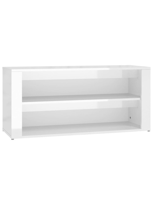 Lentyna batams, balta, 100x35x45cm, apdirbta mediena, blizgi