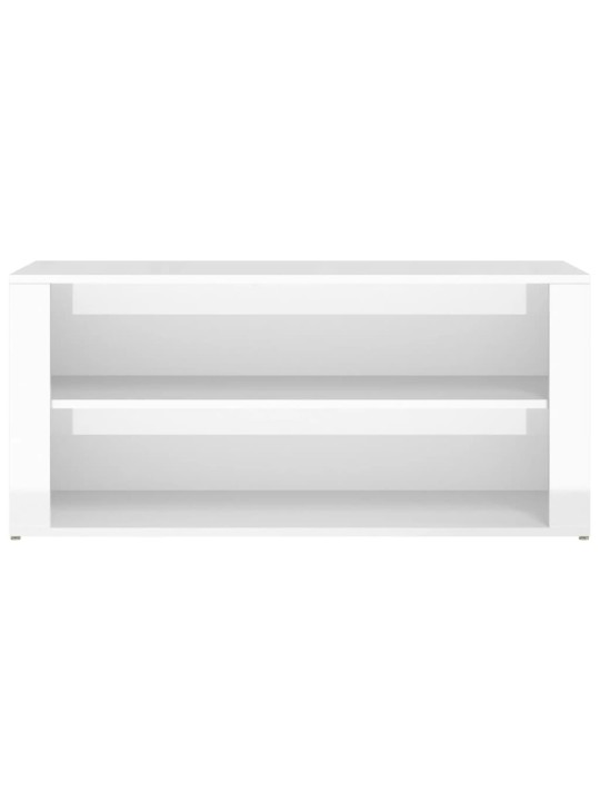 Lentyna batams, balta, 100x35x45cm, apdirbta mediena, blizgi