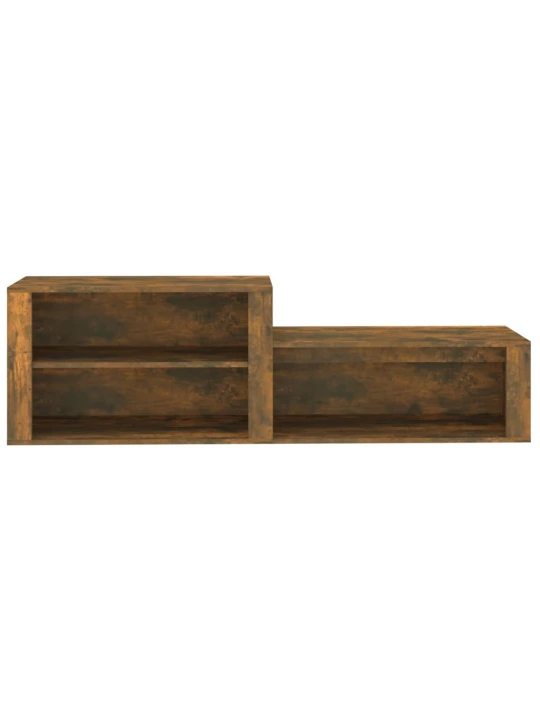 Spintelė batams, dūminio ąžuolo, 150x35x45cm, apdirbta mediena