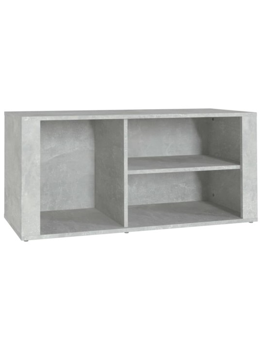 Spintelė batams, betono pilka, 100x35x45cm, apdirbta mediena