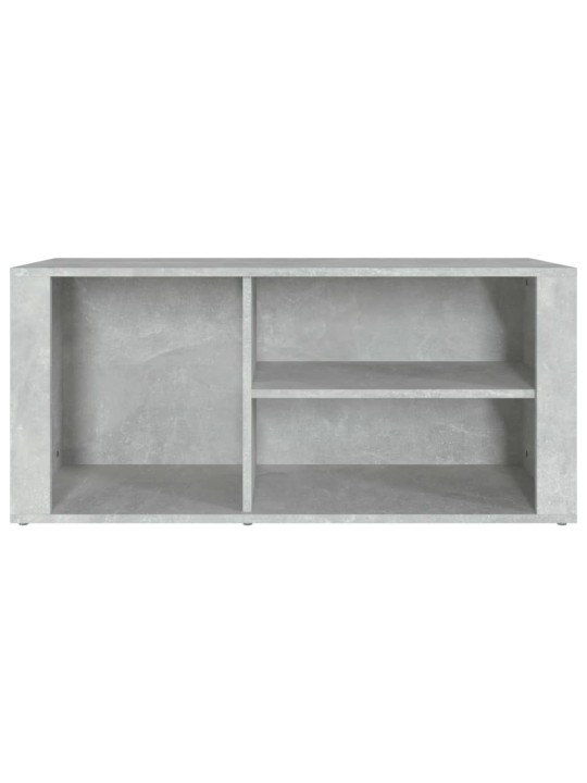 Spintelė batams, betono pilka, 100x35x45cm, apdirbta mediena