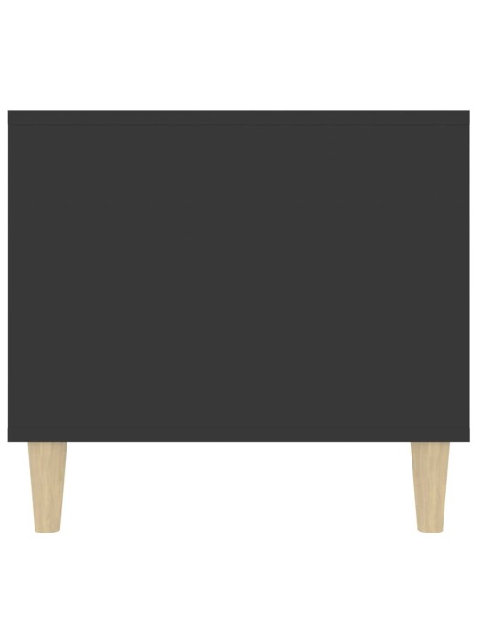 Kavos staliukas, juodos spalvos, 90x49x45cm, apdirbta mediena