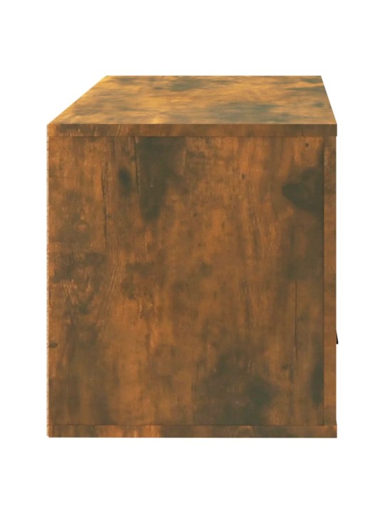 Sieninė spintelė batams, dūminio ąžuolo, 70x35x38cm, mediena