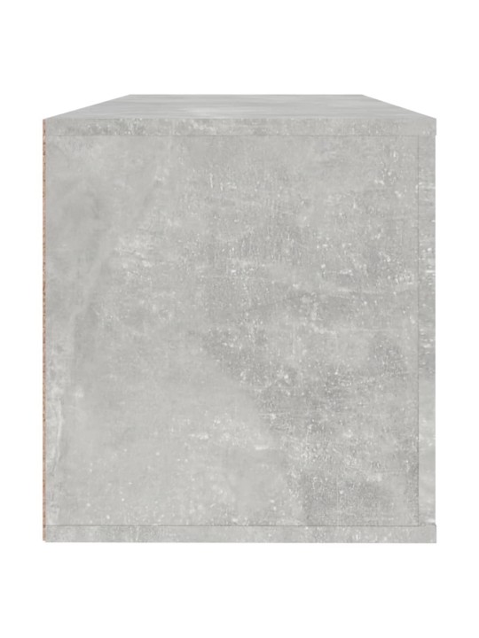 Spintelė batams, betono pilka, 100x35x38cm, apdirbta mediena