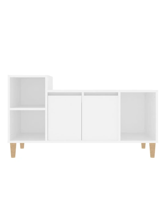 Televizoriaus spintelė, baltos spalvos, 100x35x55cm, mediena