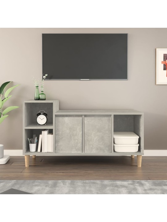 Televizoriaus spintelė, betono pilka, 100x35x55cm, mediena