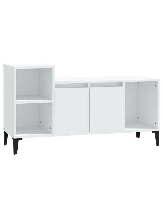 Televizoriaus spintelė, baltos spalvos, 100x35x55cm, mediena
