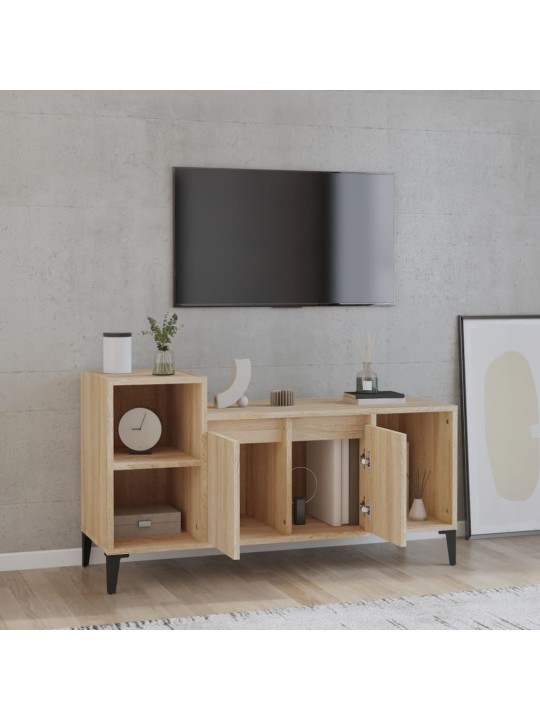 Televizoriaus spintelė, ąžuolo, 100x35x55cm, apdirbta mediena
