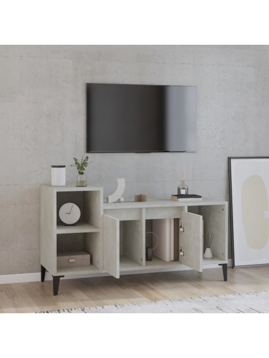Televizoriaus spintelė, betono pilka, 100x35x55cm, mediena