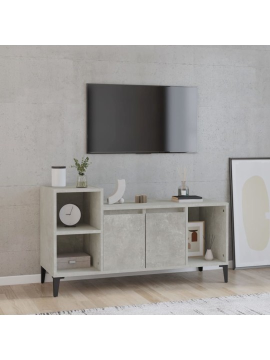 Televizoriaus spintelė, betono pilka, 100x35x55cm, mediena