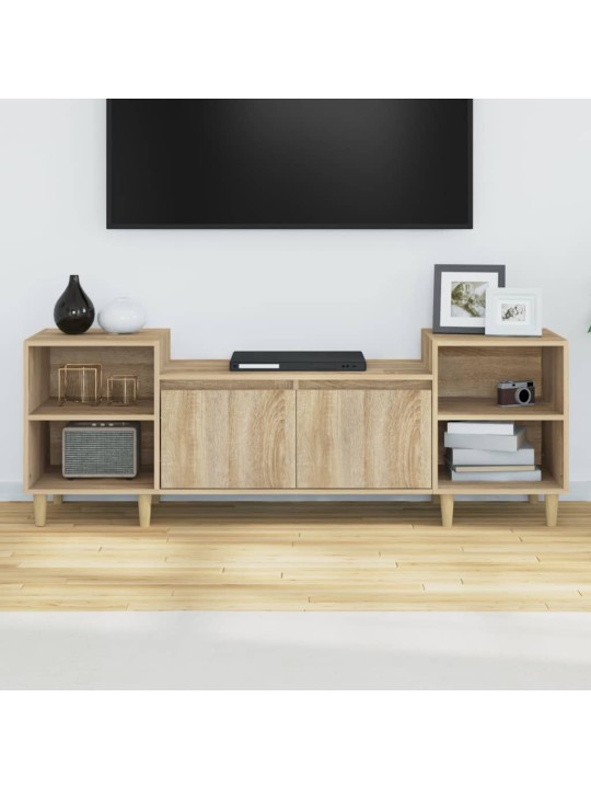 Televizoriaus spintelė, ąžuolo, 160x35x55cm, apdirbta mediena