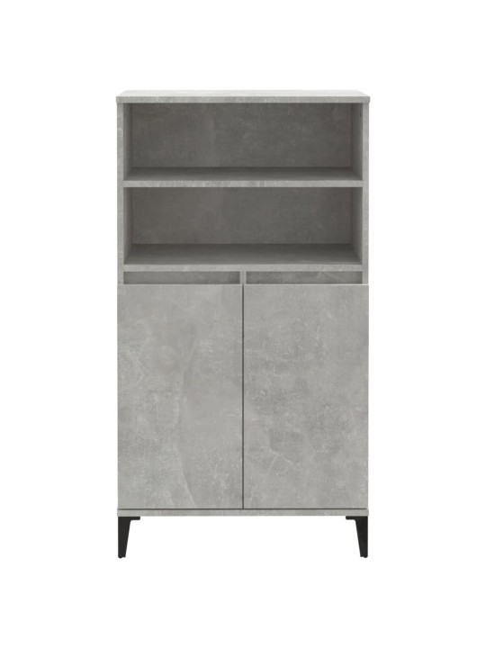Komoda, betono pilkos spalvos, 60x36x110cm, apdirbta mediena