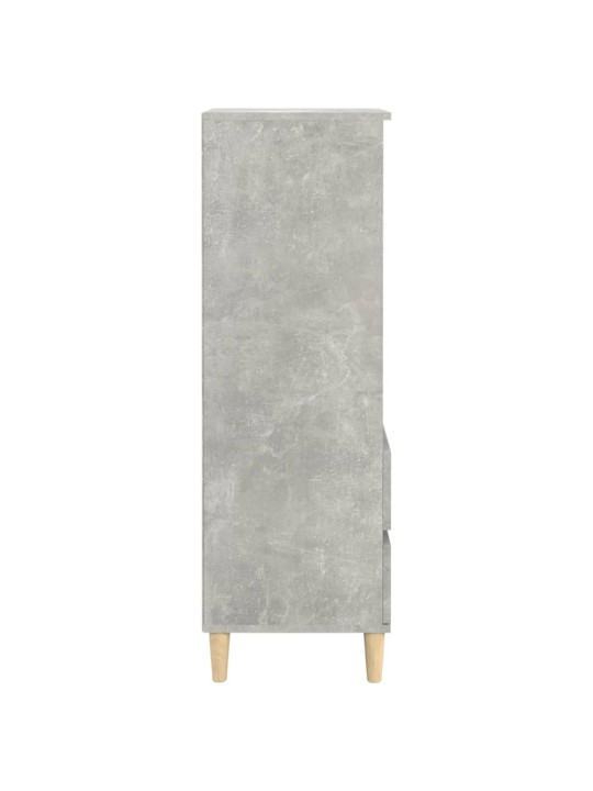 Komoda, betono pilkos spalvos, 40x36x110cm, apdirbta mediena