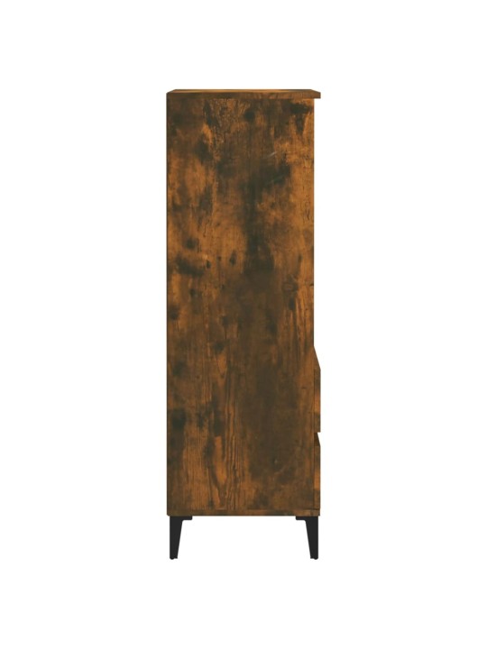 Komoda, dūminio ąžuolo spalvos, 40x36x110cm, apdirbta mediena