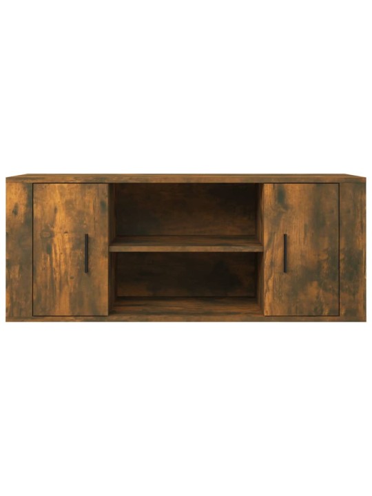 Televizoriaus spintelė, dūminio ąžuolo, 100x35x40cm, mediena