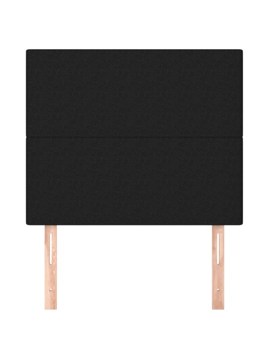 Galvūgalis, 2vnt., juodos spalvos, 80x5x78/88cm, audinys