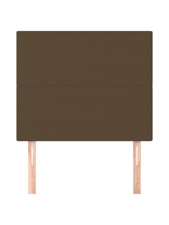 Galvūgalis, 2vnt., tamsiai rudos spalvos, 80x5x78/88cm, audinys