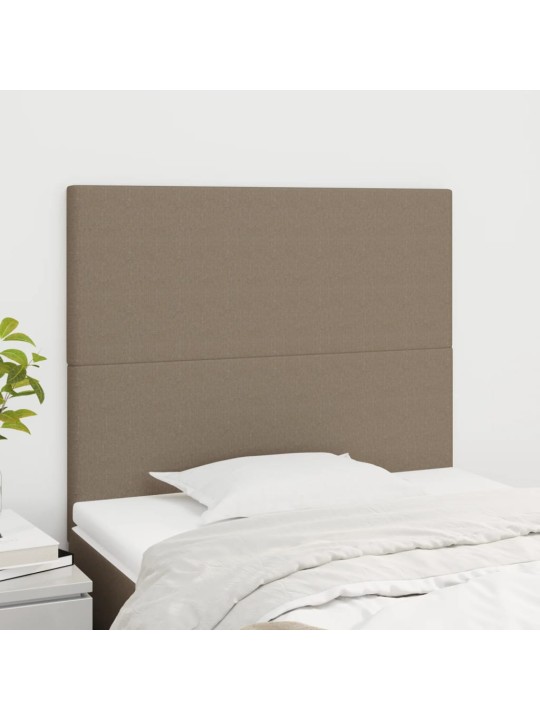 Galvūgalis, 2vnt., taupe spalvos, 80x5x78/88cm, audinys