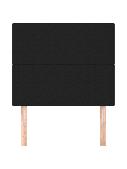 Galvūgalis, 2vnt., juodos spalvos, 100x5x78/88cm, audinys