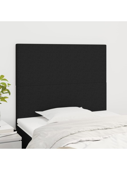 Galvūgalis, 2vnt., juodos spalvos, 100x5x78/88cm, audinys