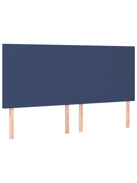 Galvūgalis, 4vnt., mėlynos spalvos, 80x5x78/88cm, audinys