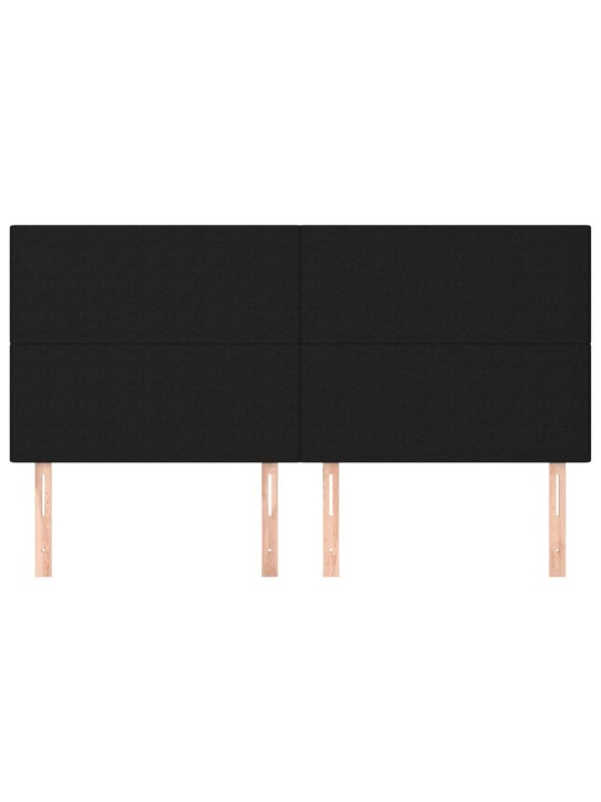 Galvūgalis, 4vnt., juodos spalvos, 100x5x78/88cm, audinys