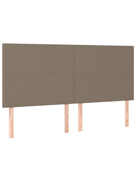 Galvūgaliai, 4vnt., taupe spalvos, 100x5x78/88cm, audinys