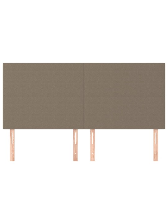 Galvūgaliai, 4vnt., taupe spalvos, 100x5x78/88cm, audinys