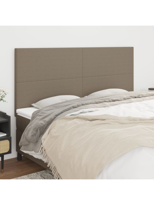 Galvūgaliai, 4vnt., taupe spalvos, 100x5x78/88cm, audinys