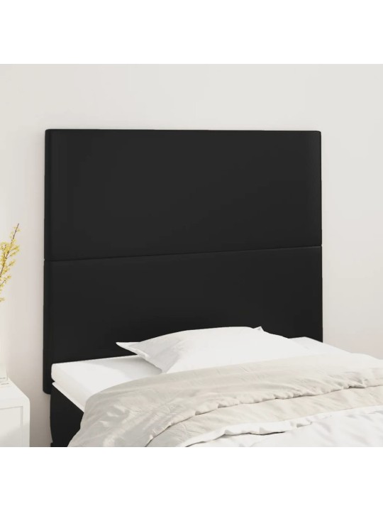 Galvūgalis,2vnt., juodos spalvos, 90x5x78/88cm, dirbtinė oda