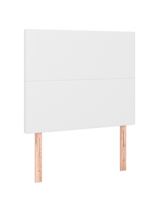 Galvūgalis,2vnt., baltos spalvos, 90x5x78/88cm, dirbtinė oda