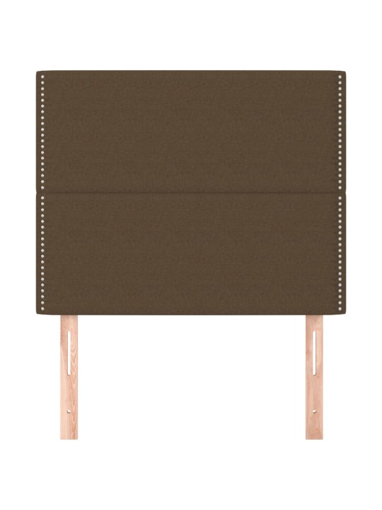 Galvūgalis, 2vnt., tamsiai rudos spalvos, 80x5x78/88cm, audinys