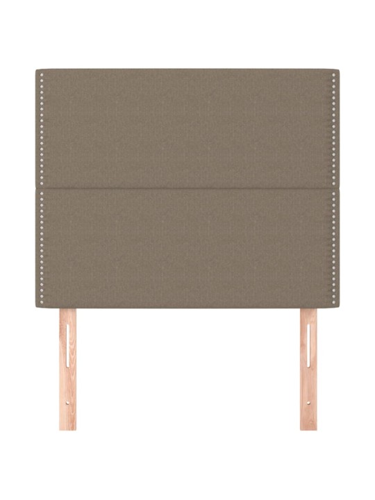 Galvūgalis, 2vnt., taupe spalvos, 80x5x78/88cm, audinys