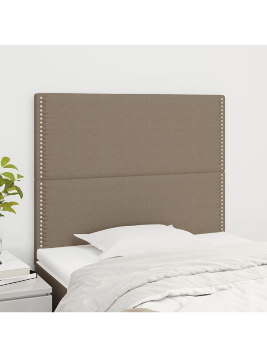 Galvūgalis, 2vnt., taupe spalvos, 80x5x78/88cm, audinys