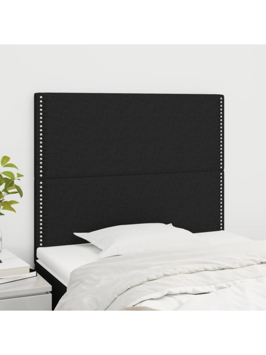 Galvūgalis, 2vnt. juodos spalvos, 90x5x78/88cm, audinys