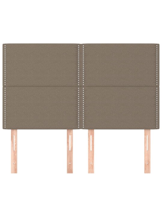 Galvūgaliai, 4vnt., taupe spalvos, 72x5x78/88cm, audinys
