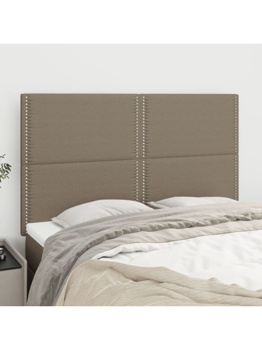 Galvūgaliai, 4vnt., taupe spalvos, 72x5x78/88cm, audinys