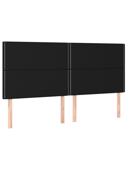 Galvūgalis, 4vnt., juodos spalvos, 80x5x78/88cm, audinys