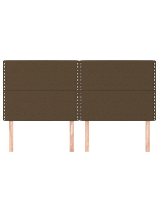 Galvūgalis, 4vnt., tamsiai rudos spalvos, 80x5x78/88cm, audinys