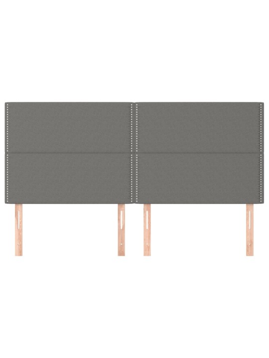 Galvūgalis, 4vnt.,tamsiai pilkos spalvos,90x5x78/88cm, audinys