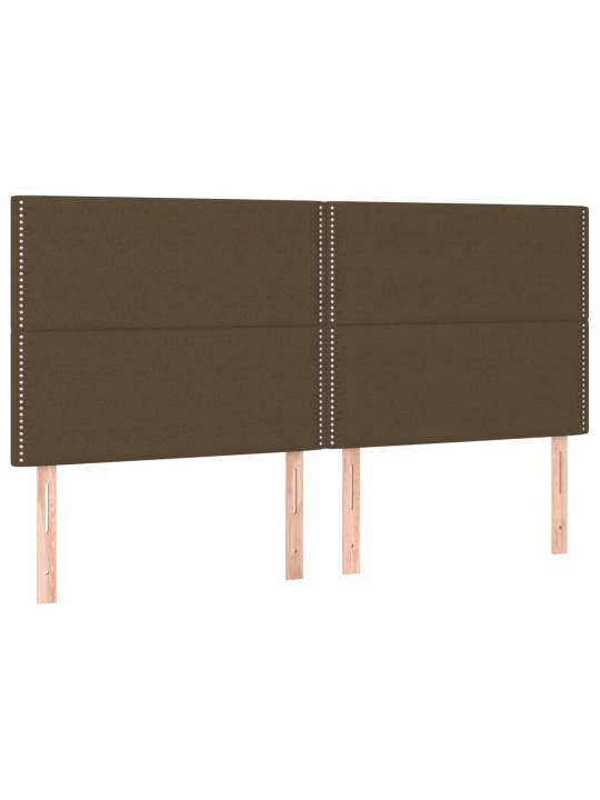 Galvūgalis, 4vnt.,tamsiai rudos spalvos,90x5x78/88cm, audinys