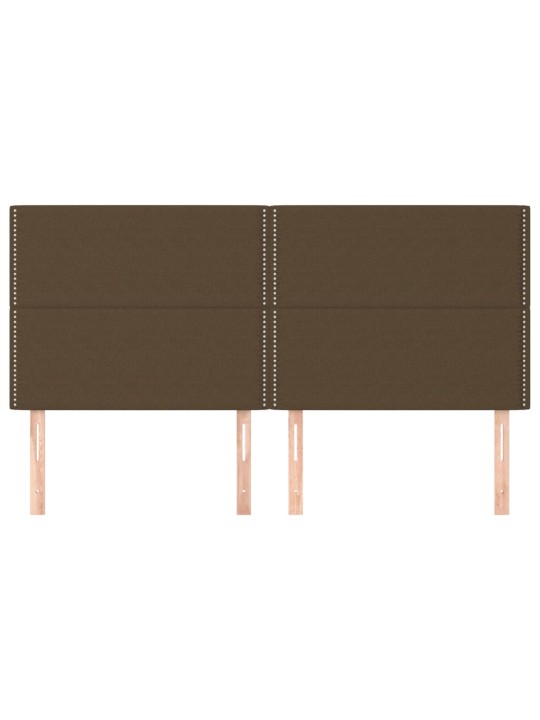 Galvūgalis, 4vnt.,tamsiai rudos spalvos,90x5x78/88cm, audinys