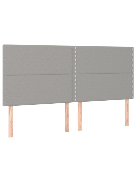 Galvūgalis, 4vnt.,šviesiai pilkos spalvos,100x5x78/88cm,audinys